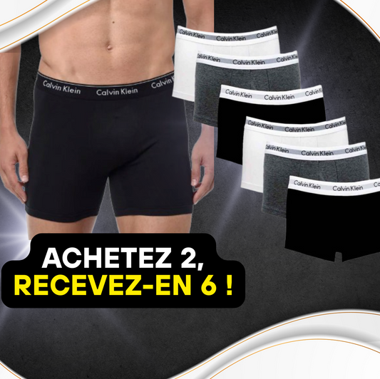 ACHETEZ 2, RECEVEZ-EN 6 ! – 6 CALEÇONS CK – DERNIER JOUR DE L'OFFRE !