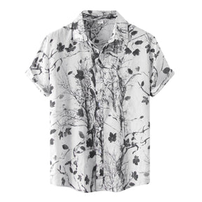 Camisa Manga Curta Estampada Fiorinni Floral