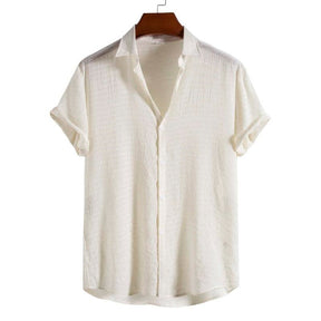 Camisa Manga Curta Fiorinni Playa Off White