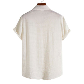 Camisa Manga Curta Fiorinni Playa Off White