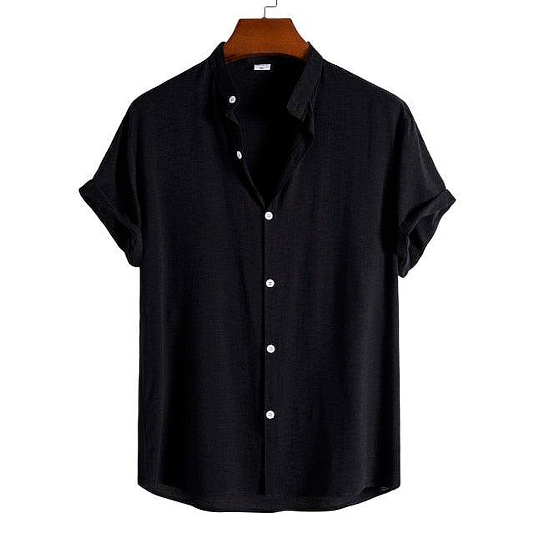 Camisa Masculina Lisa Gola Padre Fiorinni Essentials