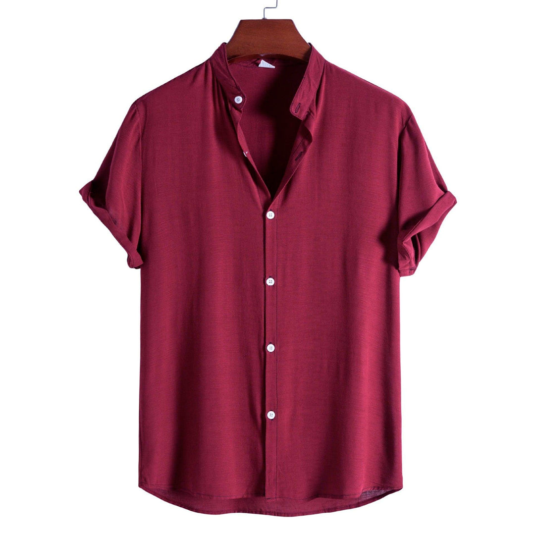 Camisa Masculina Lisa Gola Padre Fiorinni Essentials